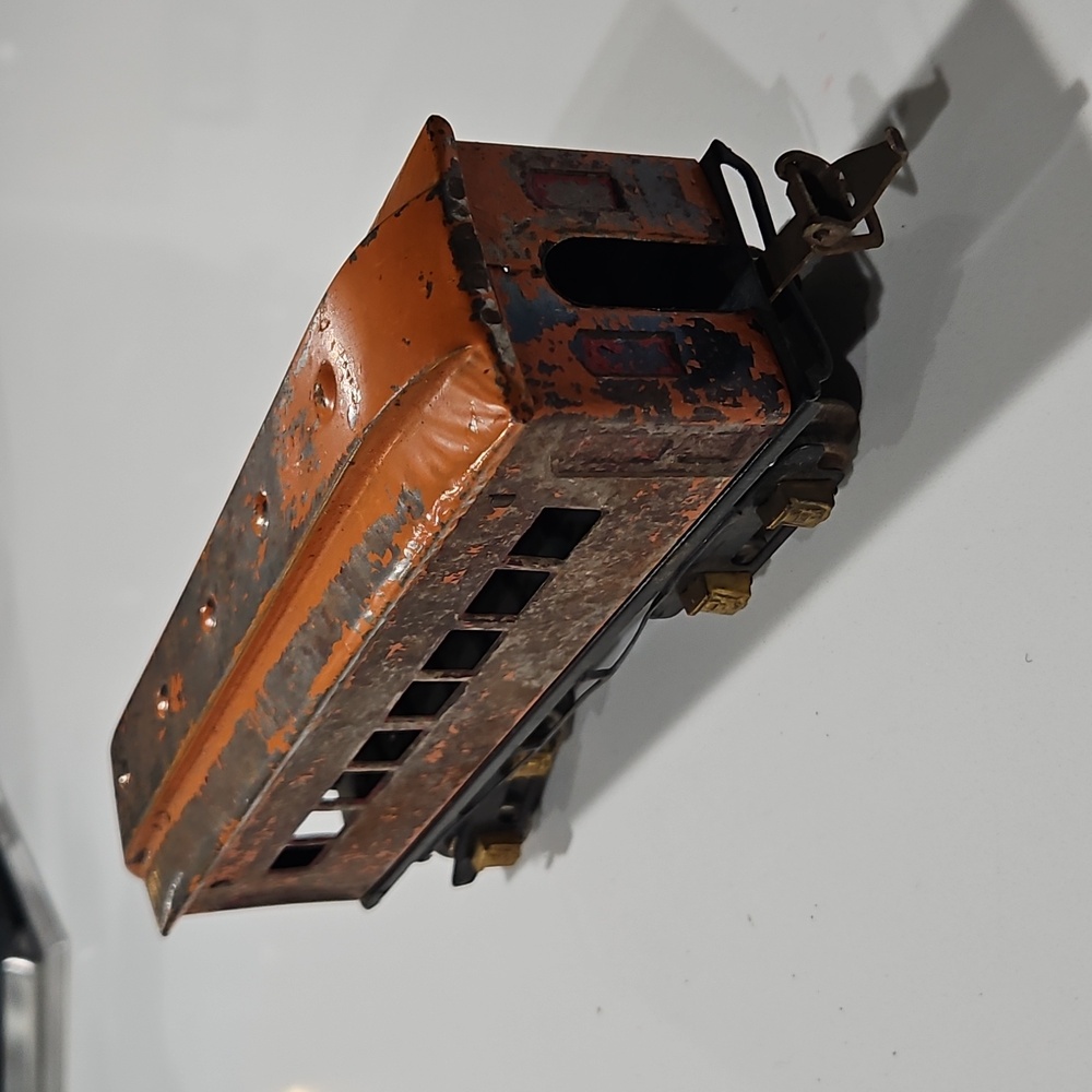 Vintage Orange Train Car. American Flyer #129. Prewar. - Picture 3 of 4